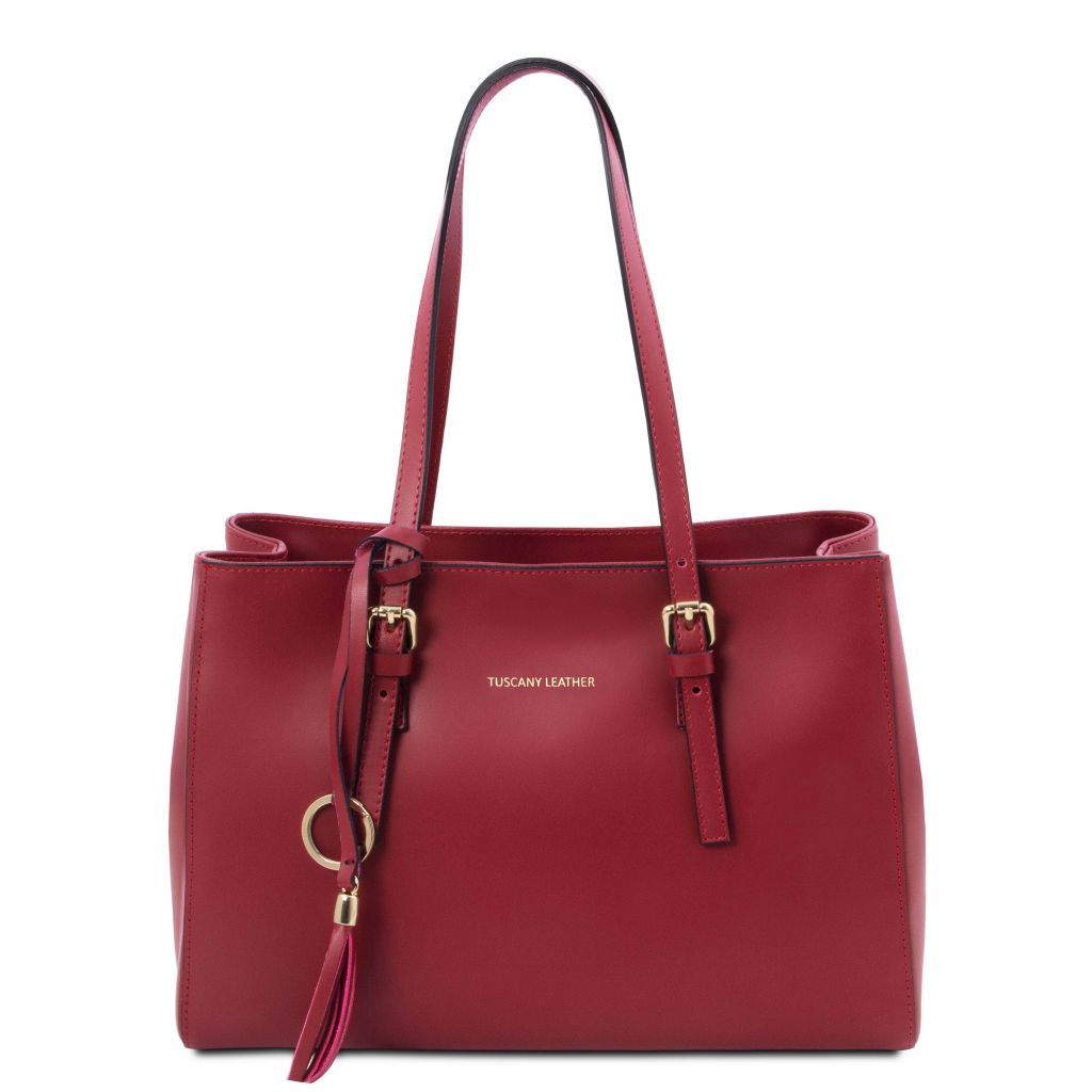 tl-bag-leather-shoulder-bag-tl142037 - Punainen