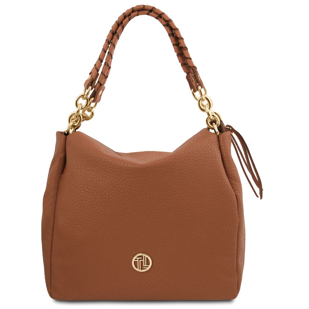 amy-soft-leather-shopping-bag-tl142385 - Konjakki