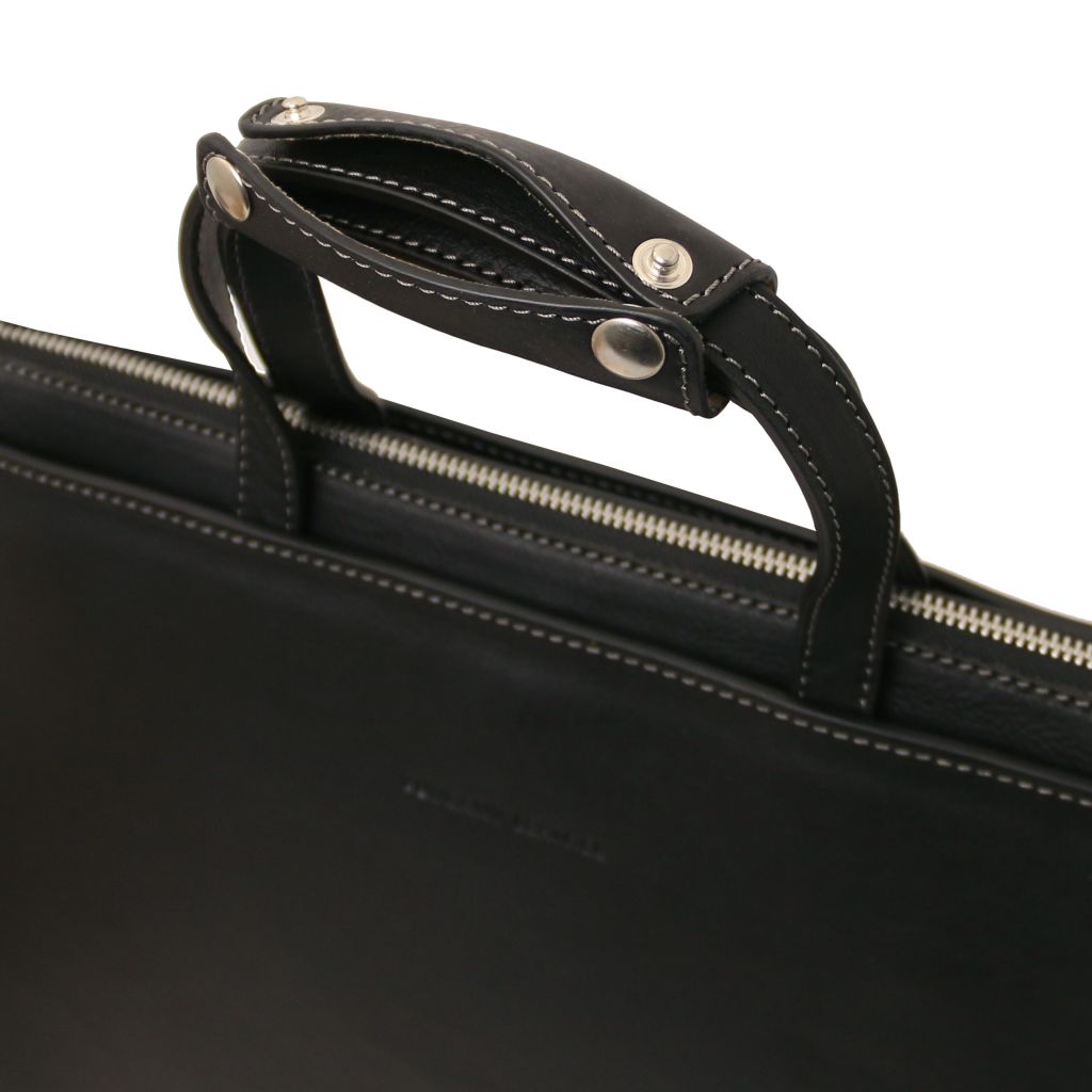 palermo-leather-briefcase-3-compartments-for-women-tl142452 - Musta - kuva 5