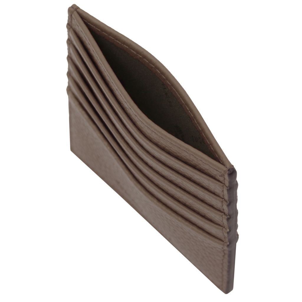 leather-credit-card-holder-tl142470 - Tumma taupe - kuva 4