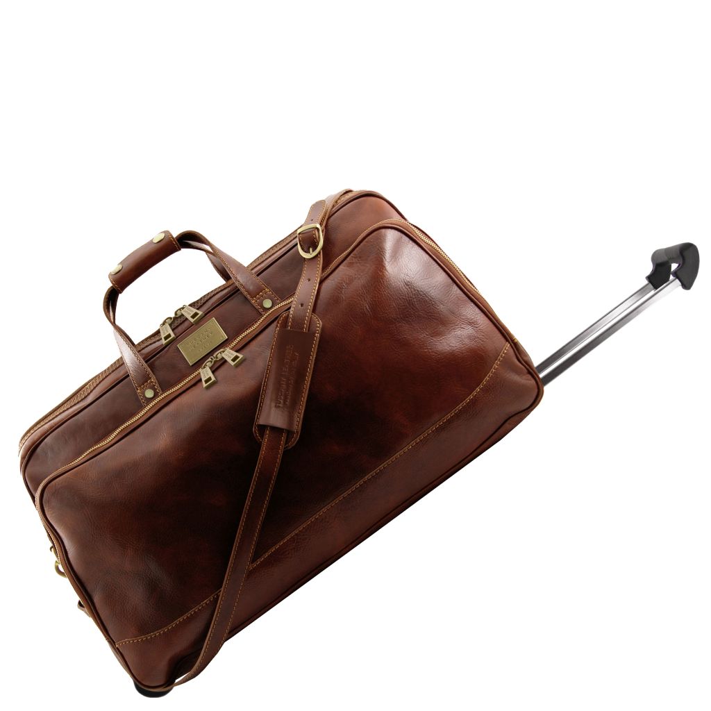 bora-bora-trolley-leather-bag-small-size-tl3065 - Ruskea - kuva 2