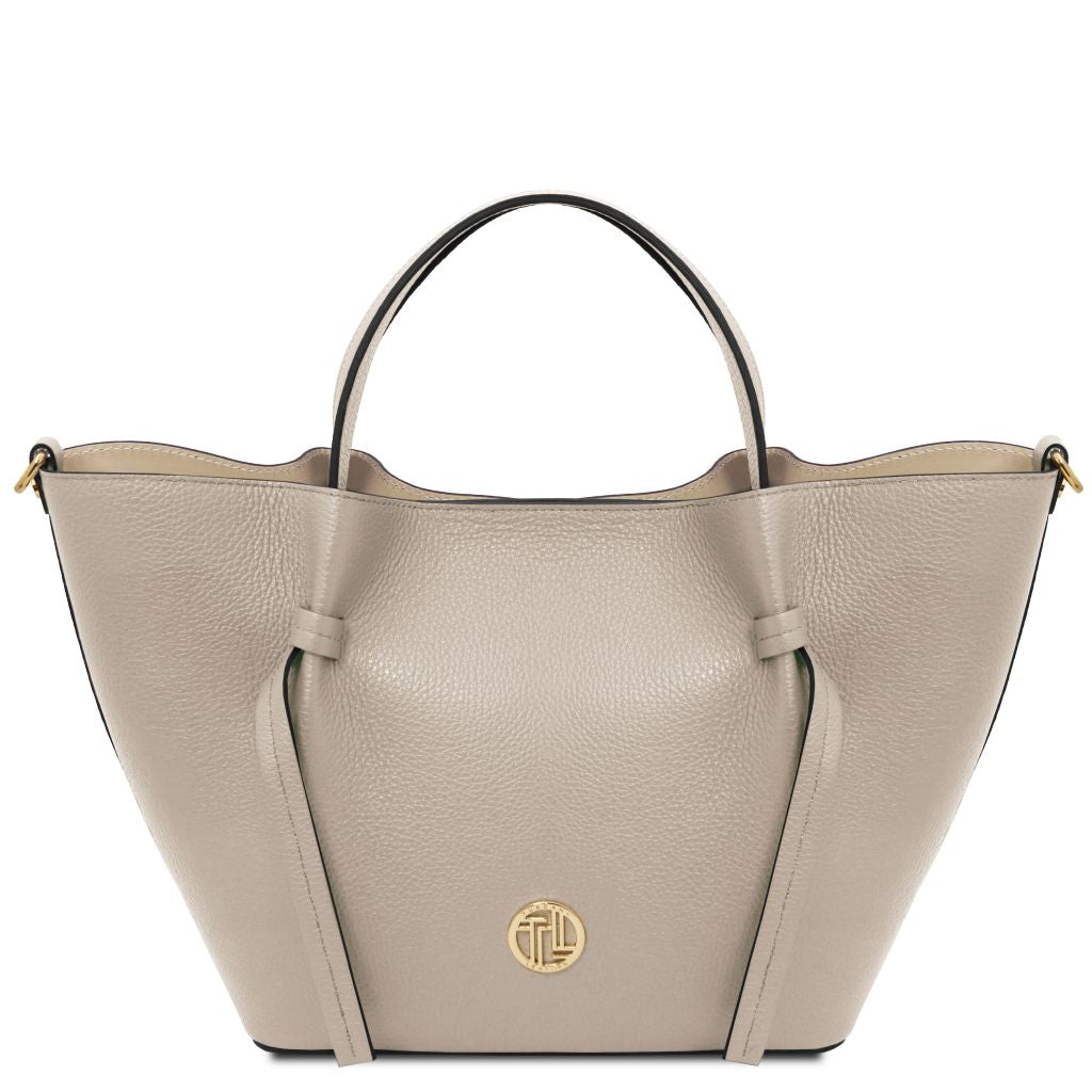 legame-leather-shopping-bag-large-size-tl142481 - Vaalea taupe