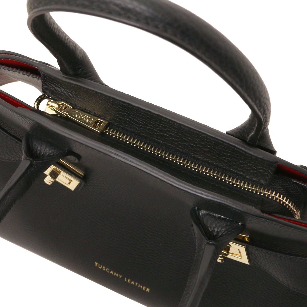 coccola-leather-handbag-tl142421 - Musta - kuva 4