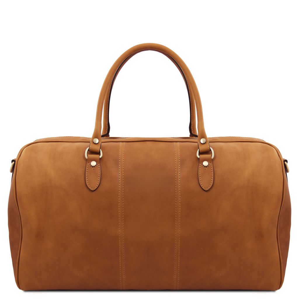 lisbona-travel-leather-duffle-bag-large-size-tl142557 - Luonnonväri - kuva 3