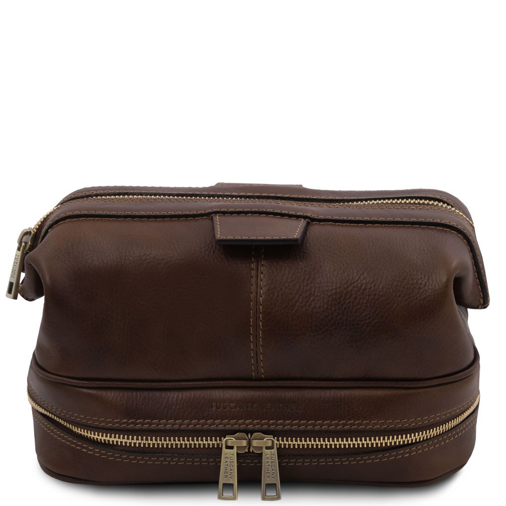 jacob-leather-toiletry-bag-tl142204 - Tummanruskea