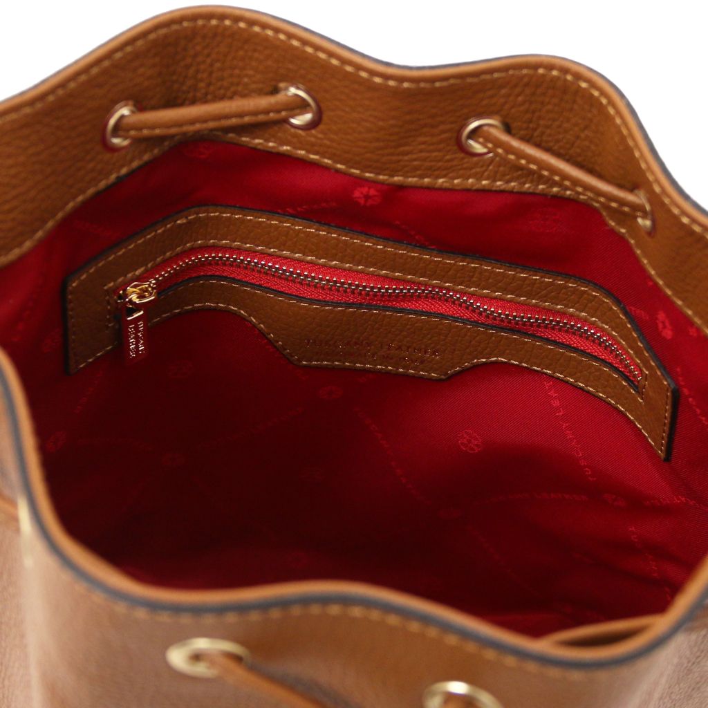 tl-bag-leather-bucket-bag-tl142146 - Konjakki - kuva 5