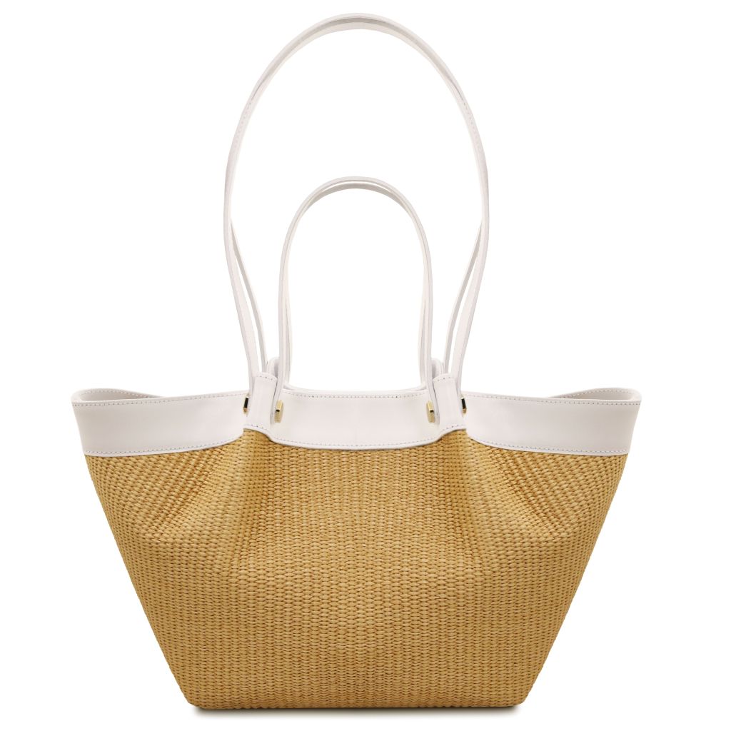 soleil-raffia-shopping-bag-tl142567 - Valkoinen - kuva 4