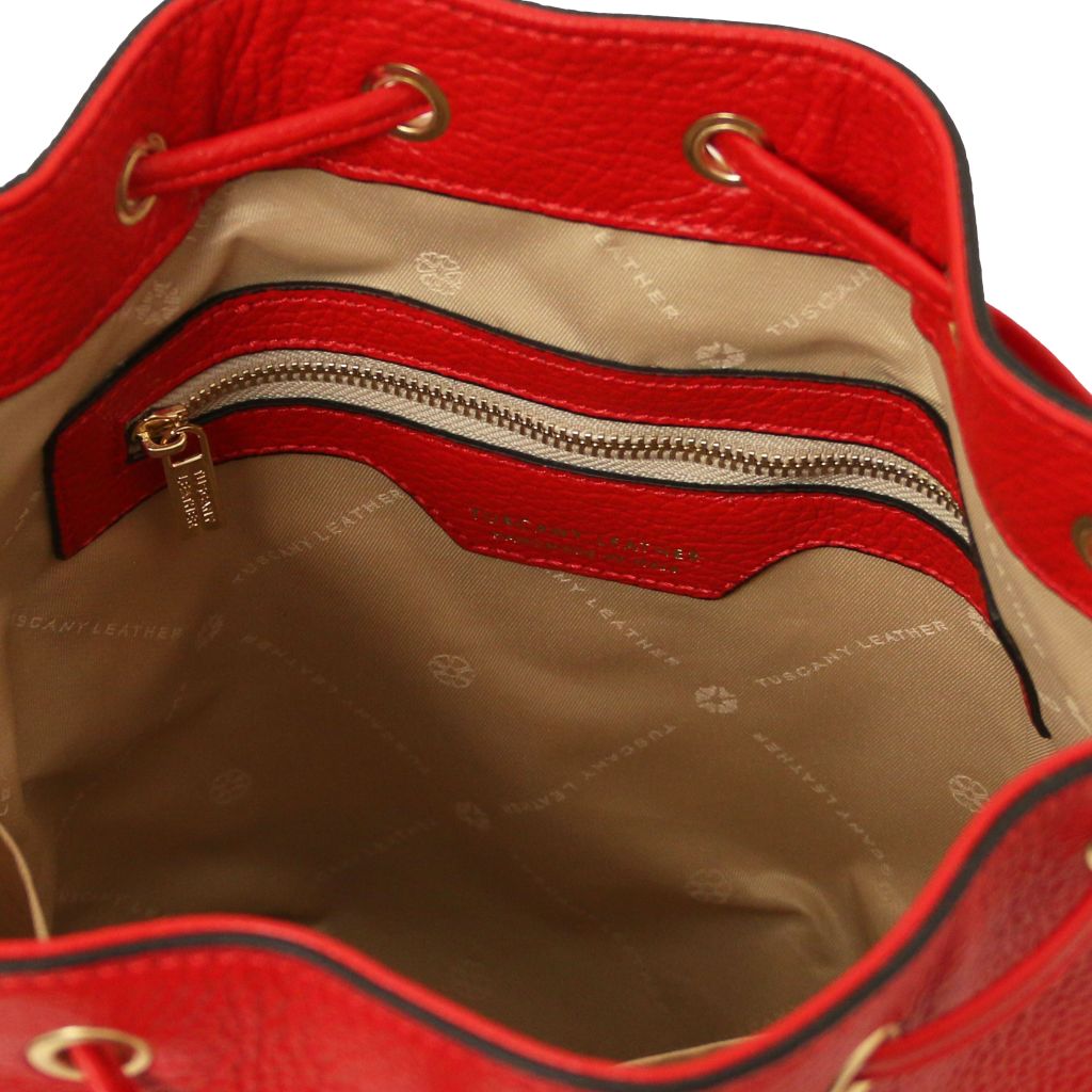 tl-bag-leather-bucket-bag-tl142146 - Huulipunainen - kuva 4