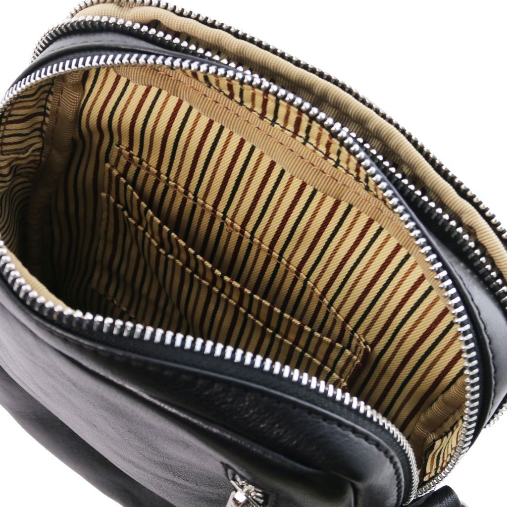 larry-leather-crossbody-bag-tl141915 - Musta - kuva 4
