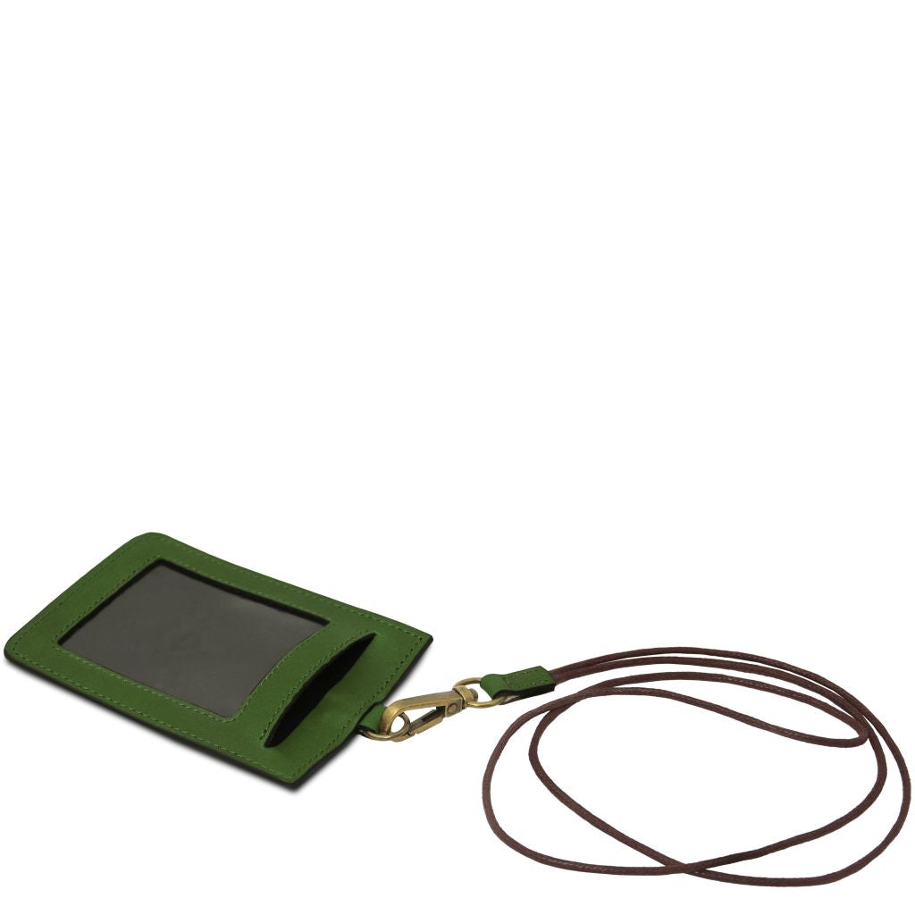 leather-badge-holder-tl142575 - Vihreä - kuva 3