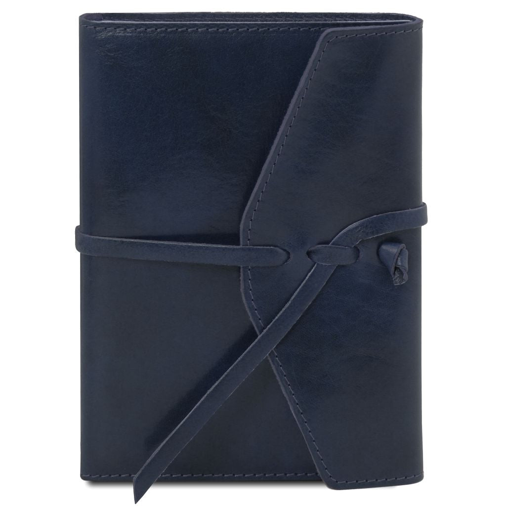 leather-journal-notebook-tl142027 - Tummansininen