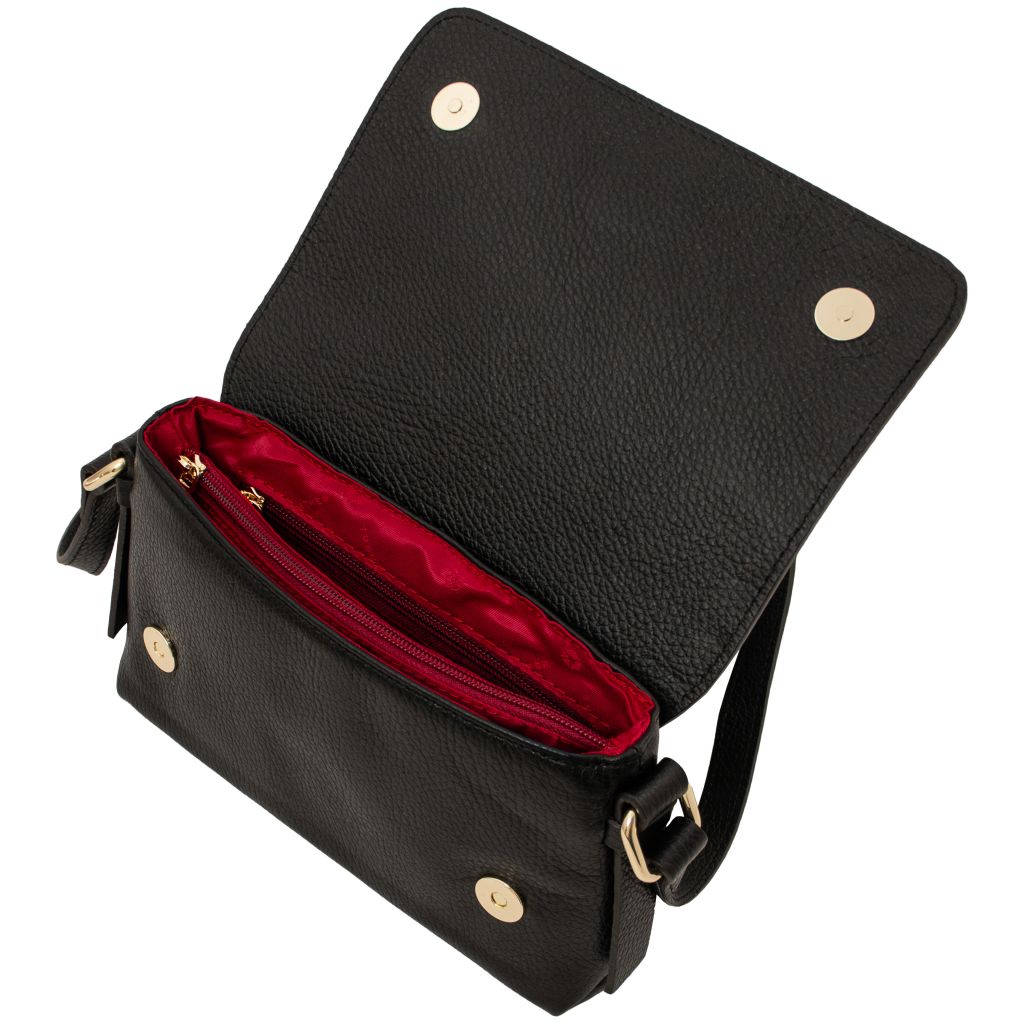 biscuit-soft-leather-shoulder-bag-tl142582 - Musta - kuva 4