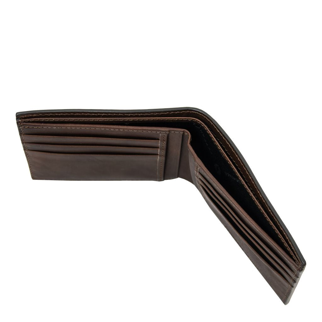 exclusive-2-fold-leather-wallet-for-men-tl142553 - Tummanruskea - kuva 4