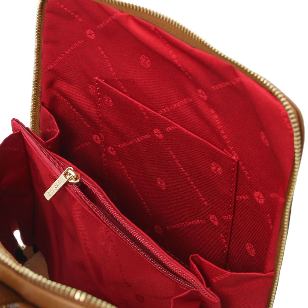 tl-bag-small-leather-backpack-for-women-tl142092 - Konjakki - kuva 6