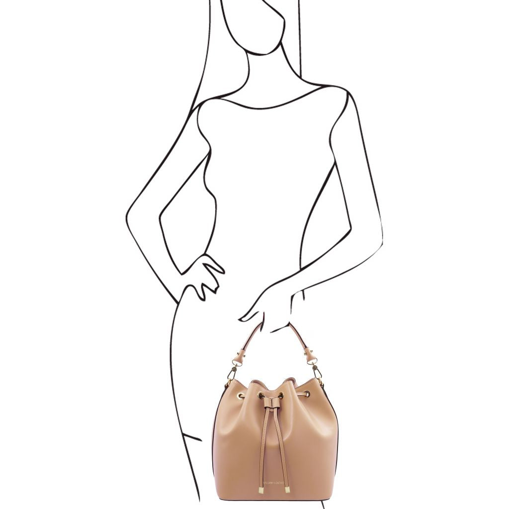 vittoria-leather-bucket-bag-tl141531 - Samppanja - kuva 6