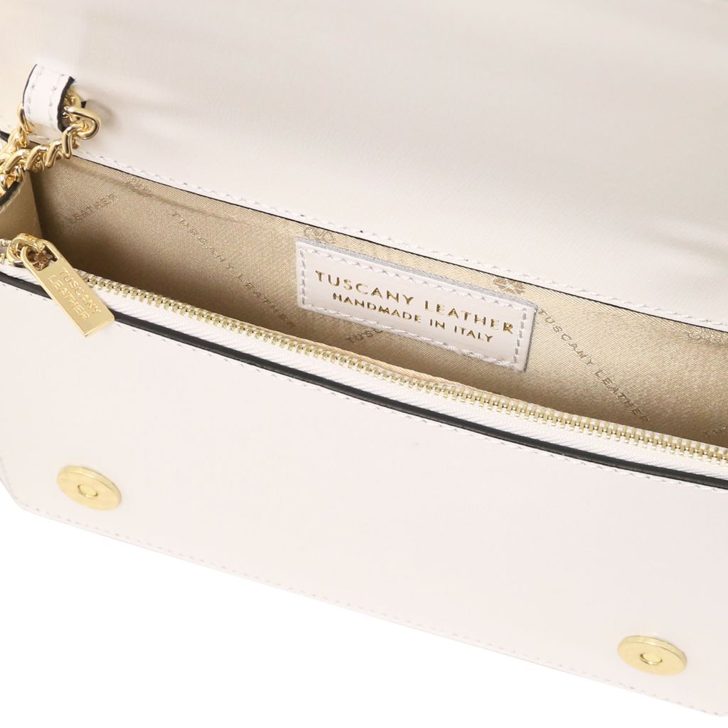 opera-leather-clutch-with-chain-strap-tl142505 - Valkoinen - kuva 5