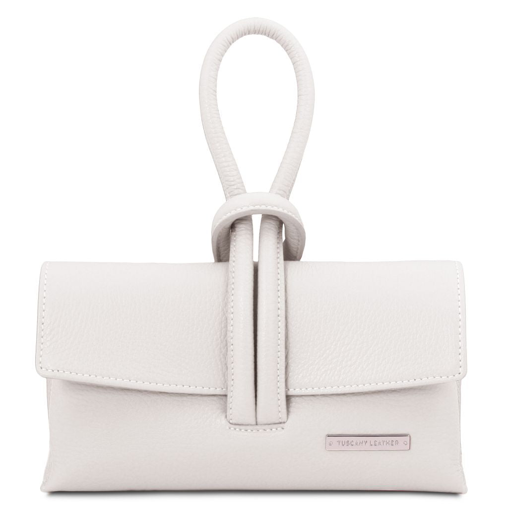 tl-bag-leather-clutch-tl141990 - Valkoinen