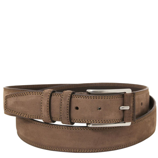 elegant-nubuck-leather-belt-35mm-tl142533 - Taupe