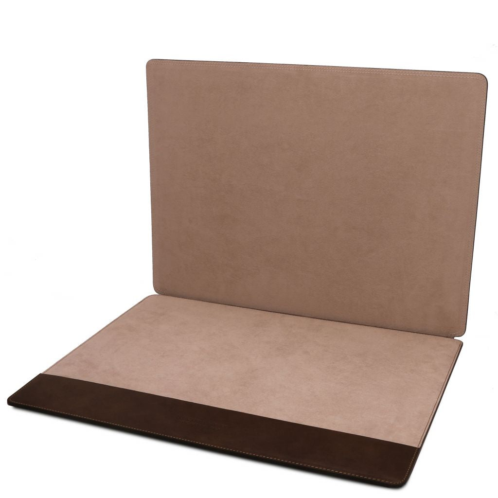 leather-desk-pad-with-inner-compartment-tl142054 - Tummanruskea - kuva 3