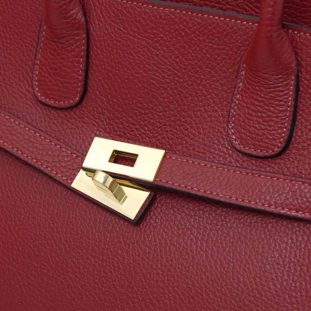 origami-leather-tote-tl142507 - Punainen - kuva 5
