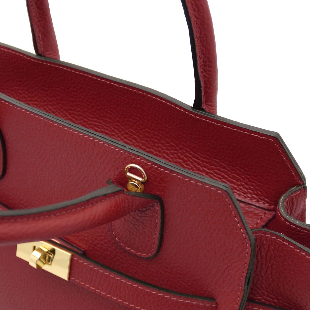 origami-leather-tote-tl142507 - Punainen - kuva 6