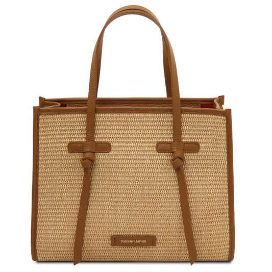 frame-raffia-shoulder-bag-tl142566 - Konjakki