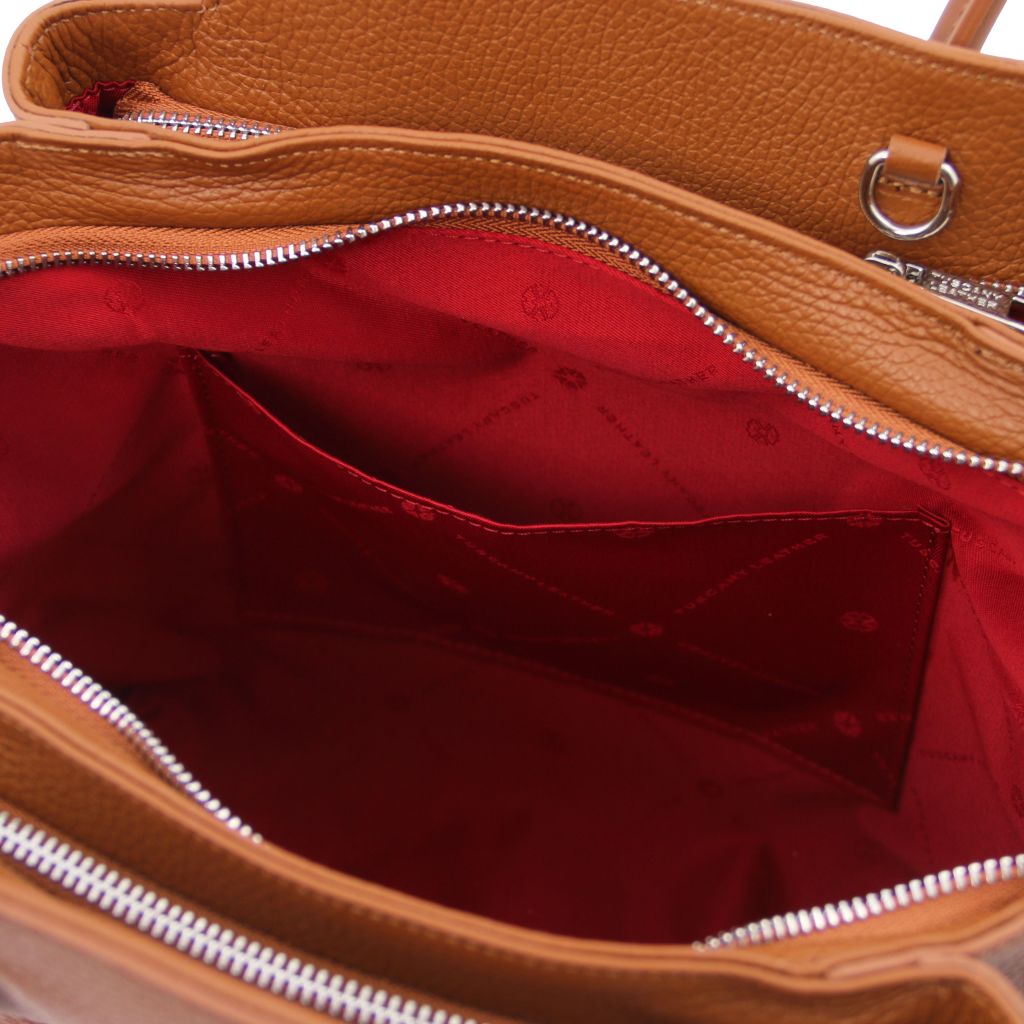 tulipan-leather-handbag-tl141727 - Konjakki - kuva 6
