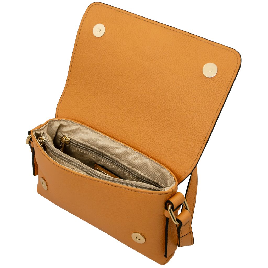 biscuit-soft-leather-shoulder-bag-tl142582 - Aprikoosi - kuva 4