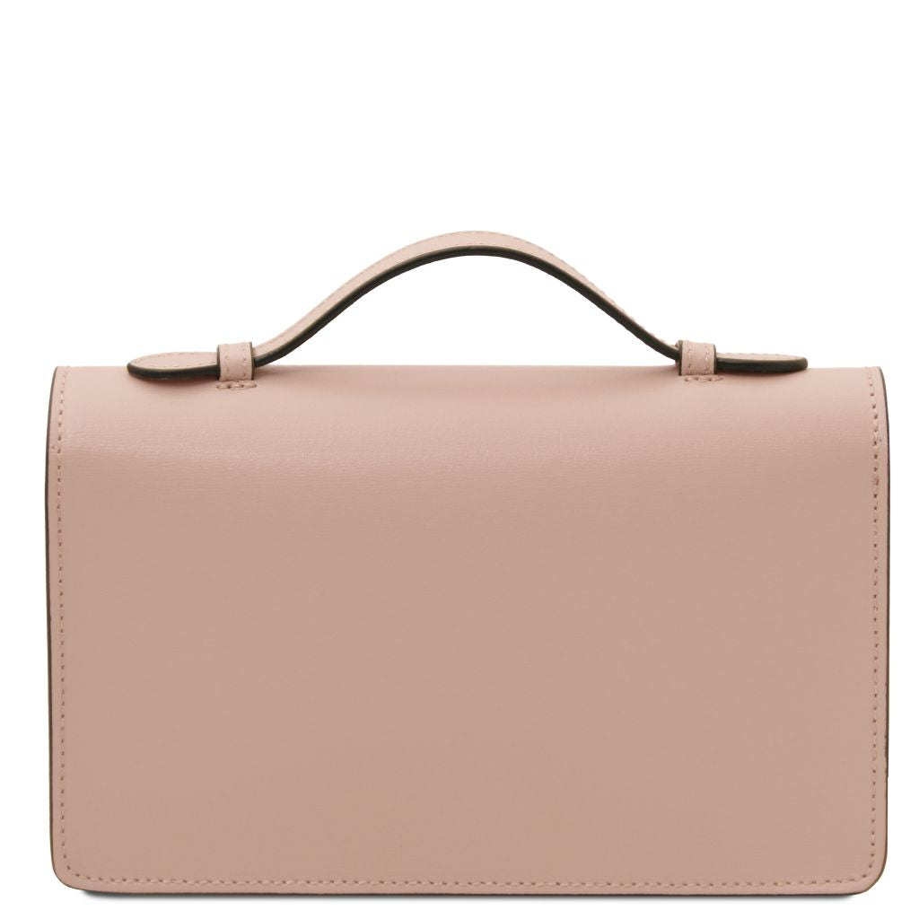 opera-leather-clutch-with-chain-strap-tl142505 - Nude - kuva 3