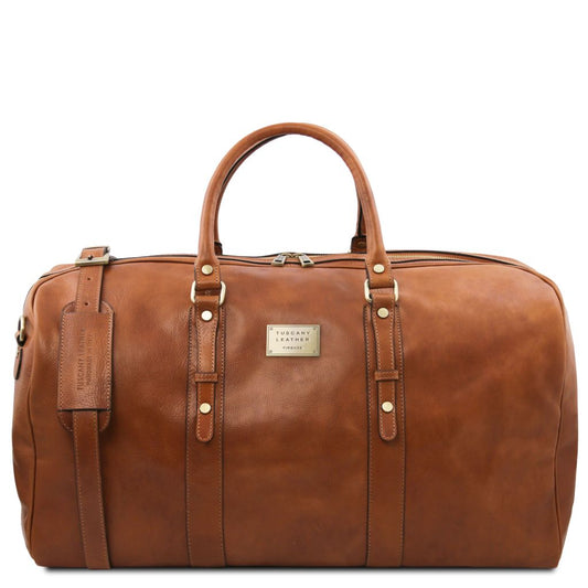 francoforte-exclusive-leather-weekender-travel-bag-tl142338 - Luonnonväri