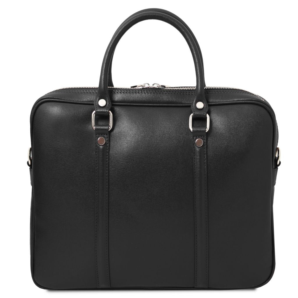 prato-exclusive-saffiano-leather-laptop-case-tl142453 - Musta - kuva 3