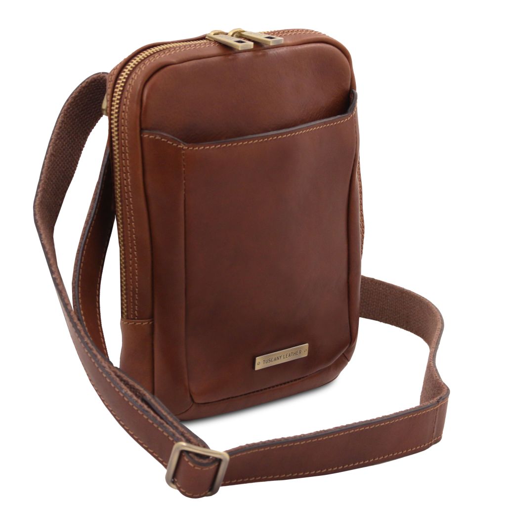 mark-leather-crossbody-bag-tl142428 - Ruskea - kuva 2