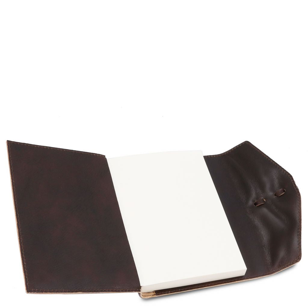 leather-journal-notebook-tl142027 - Tummanruskea - kuva 4