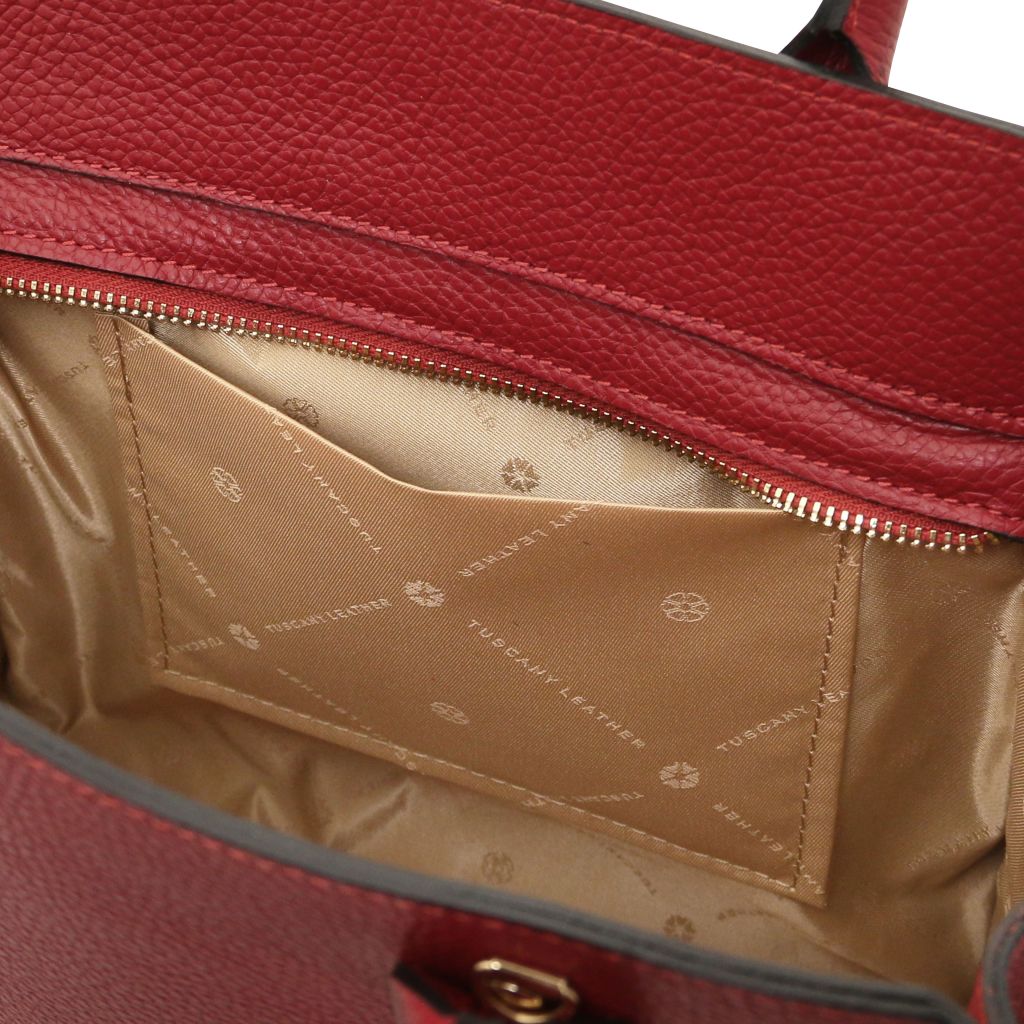 origami-leather-tote-tl142507 - Punainen - kuva 8