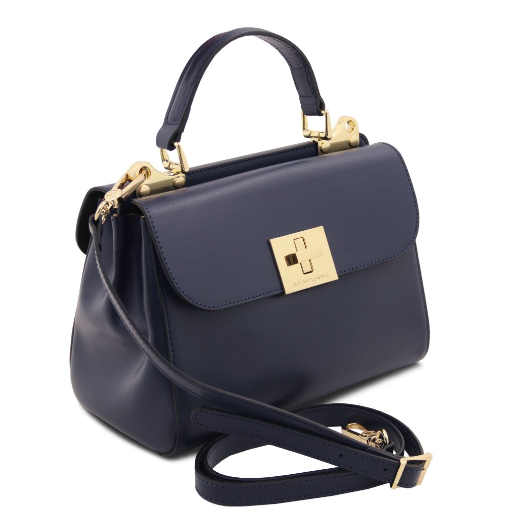 armonia-leather-handbag-tl142286 - Tummansininen - kuva 2