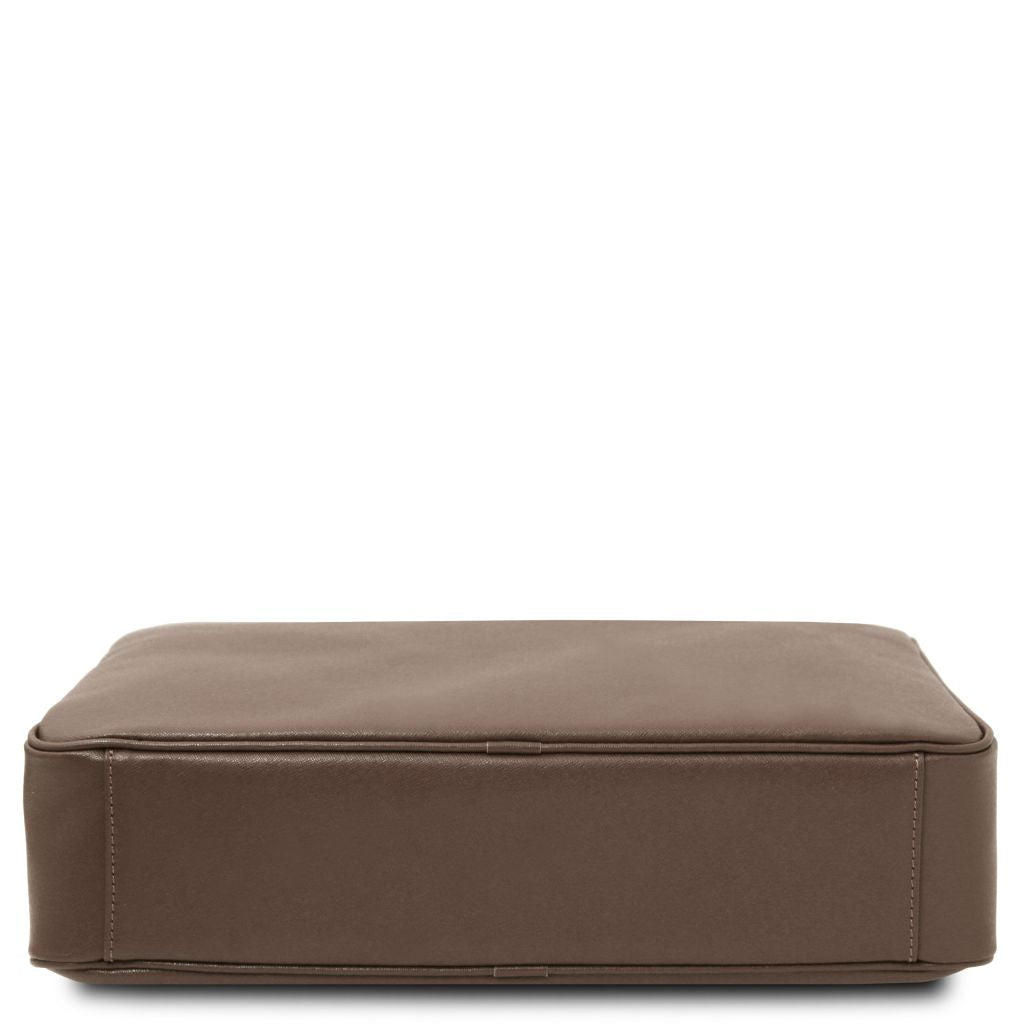 torino-saffiano-leather-laptop-briefcase-tl142551 - Tumma taupe - kuva 4