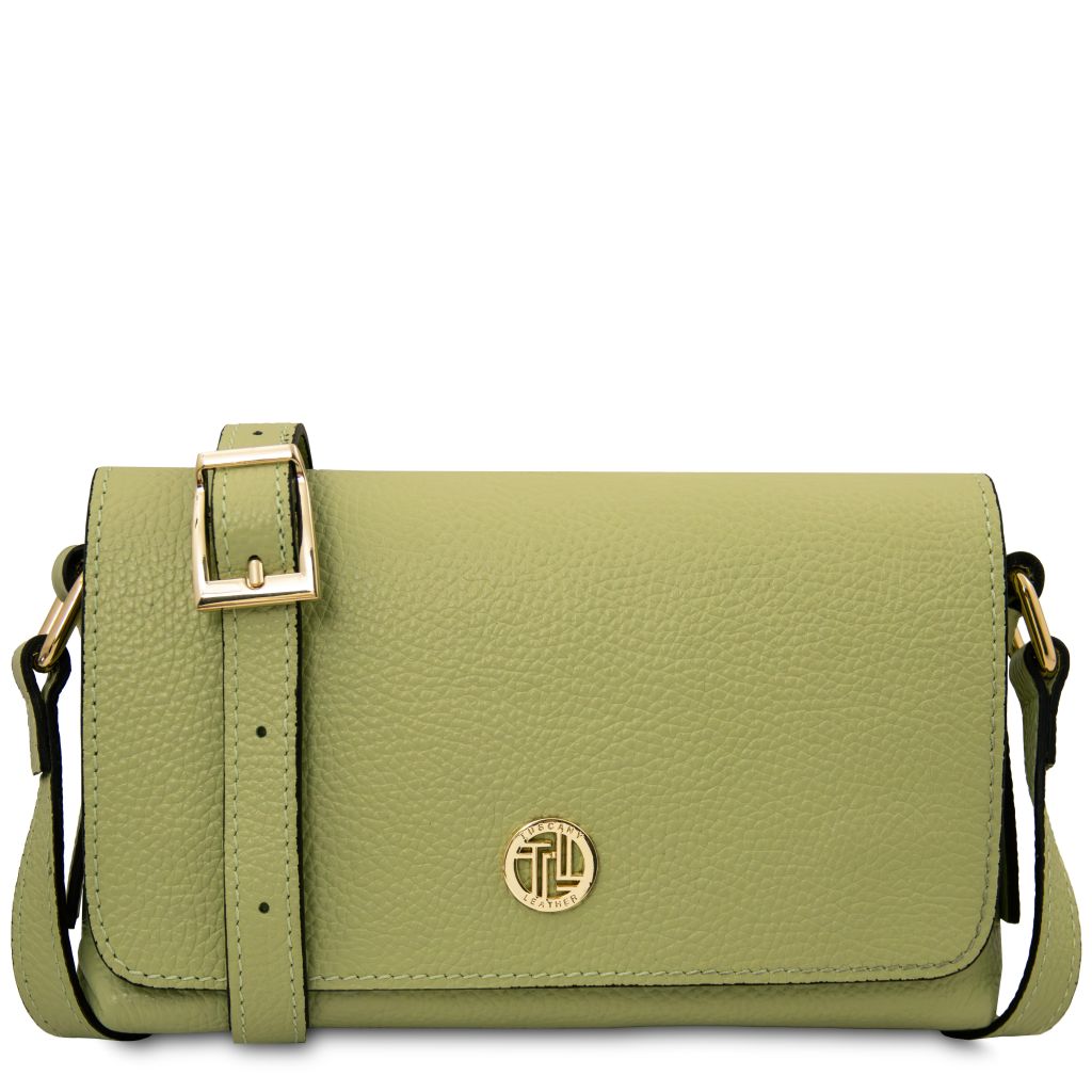 biscuit-soft-leather-shoulder-bag-tl142582 - Limenvihreä
