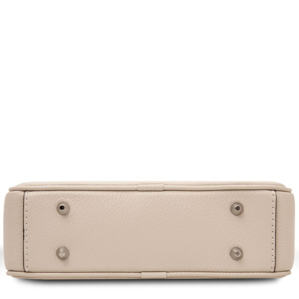 cubetto-leather-shoulder-bag-tl142499 - Beige - kuva 4