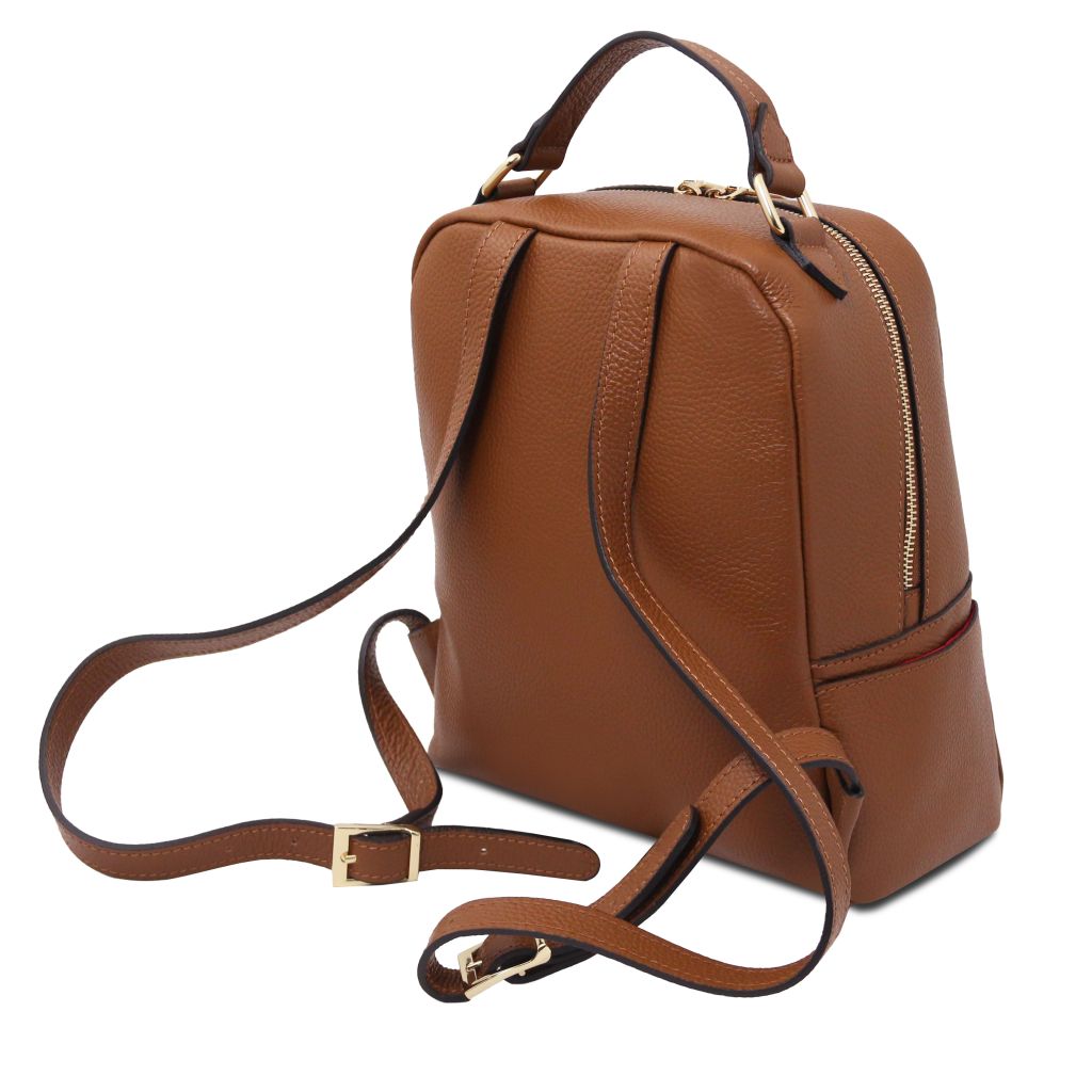 prisma-soft-leather-backpack-tl142483 - Konjakki - kuva 3