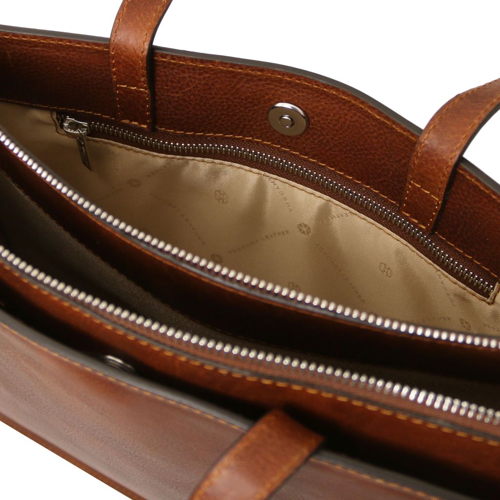 palermo-leather-briefcase-3-compartments-for-women-tl142452 - Ruskea - kuva 6