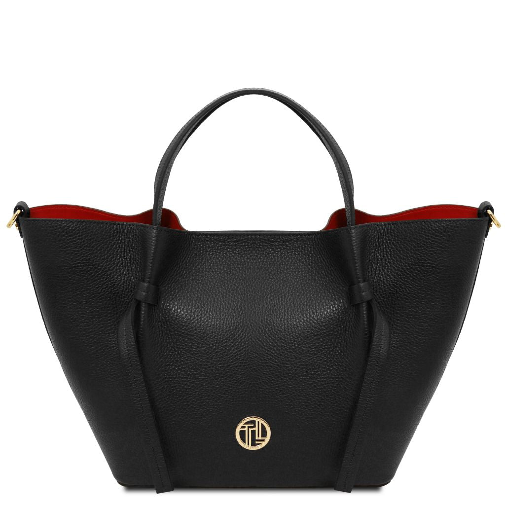 legame-leather-shopping-bag-large-size-tl142481 - Musta