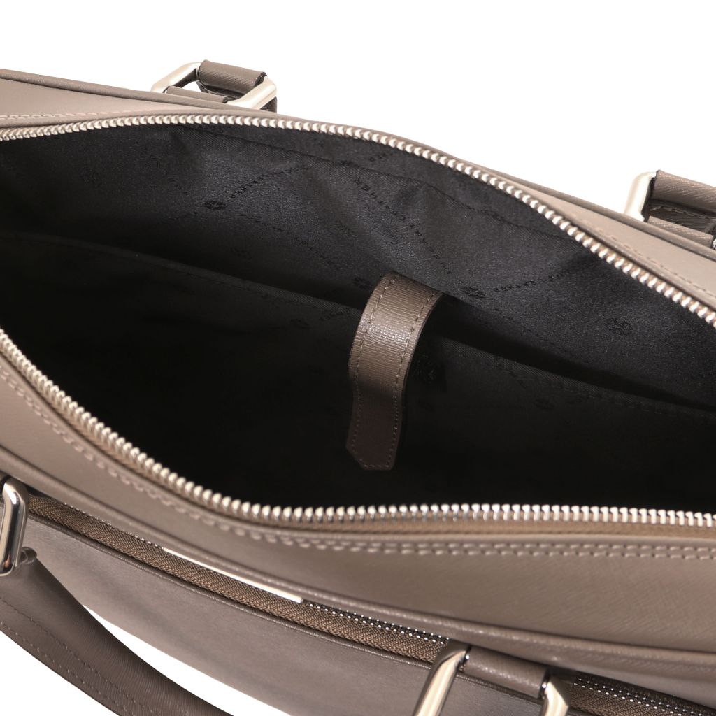 torino-saffiano-leather-laptop-briefcase-tl142551 - Tumma taupe - kuva 6