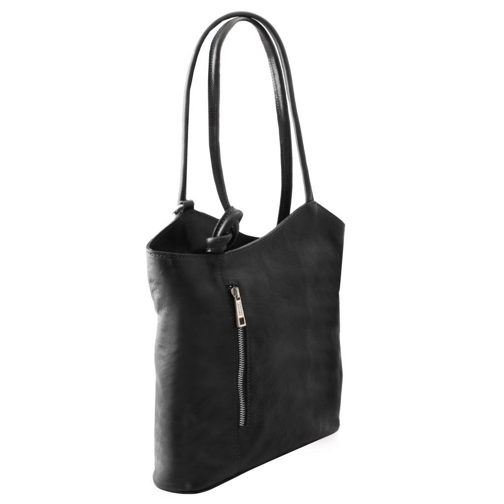 patty-leather-convertible-backpack-shoulderbag-tl141497 - Musta - kuva 2