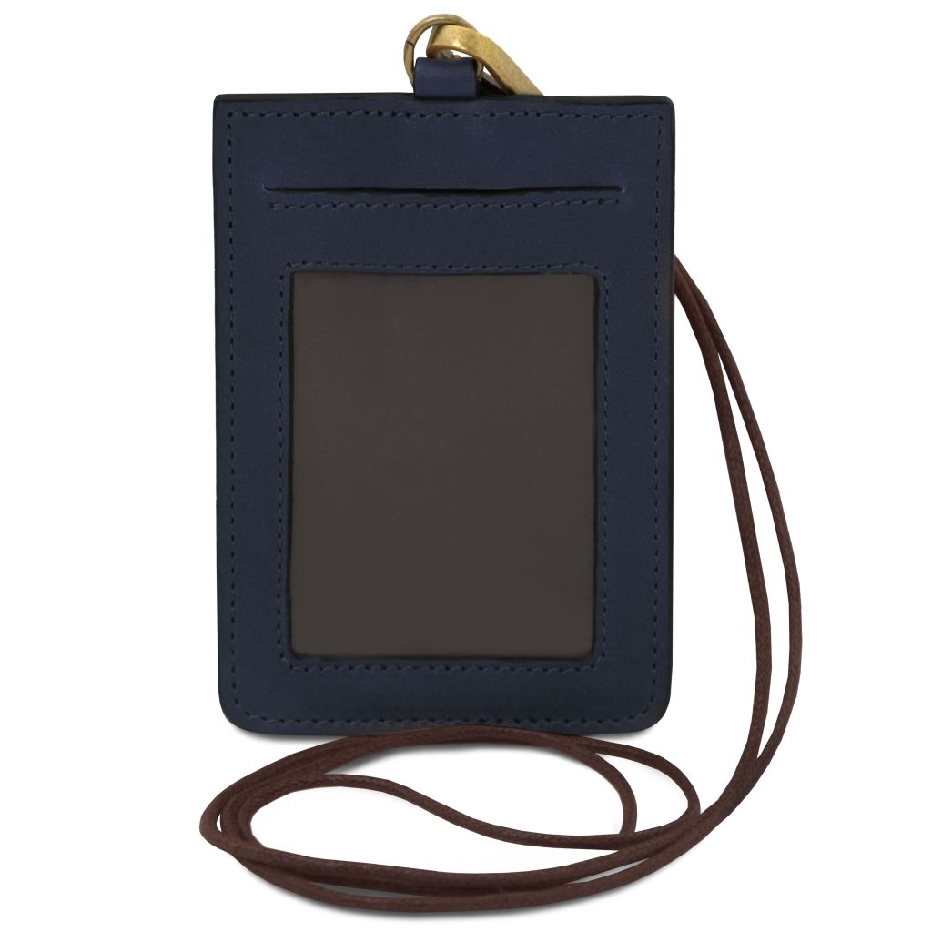leather-badge-holder-tl142575 - Tummansininen