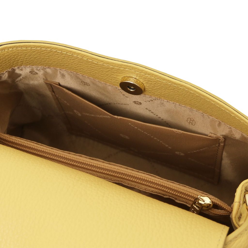 maisy-leather-tote-tl142455 - Pastellinkeltainen - kuva 6