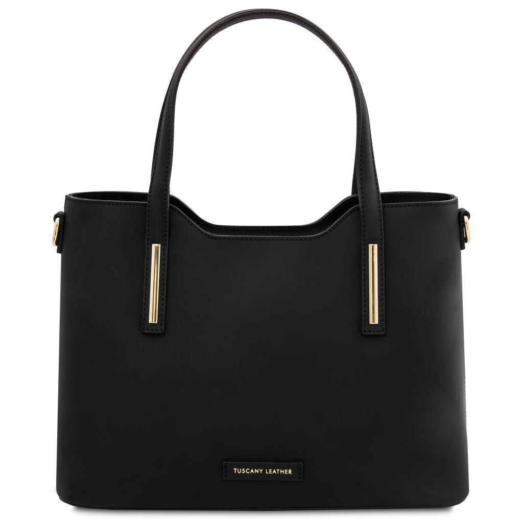 olimpia-leather-tote-tl142561 - Musta