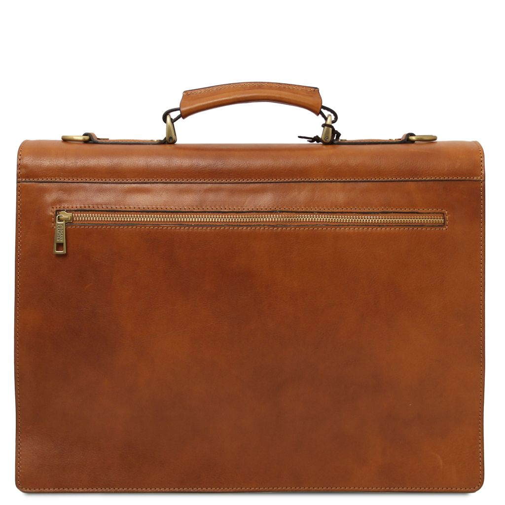 cremona-leather-briefcase-3-compartments-tl142448 - Luonnonväri - kuva 3