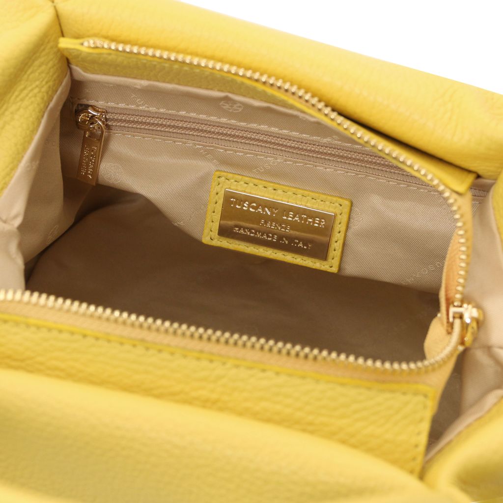 nora-soft-leather-handbag-tl142372 - Pastellinkeltainen - kuva 5