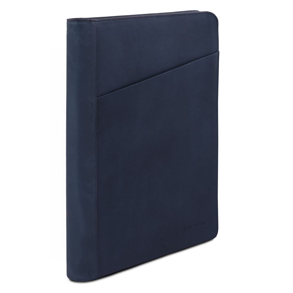 augusto-leather-document-case-with-ring-binder-tl142555 - Tummansininen - kuva 2