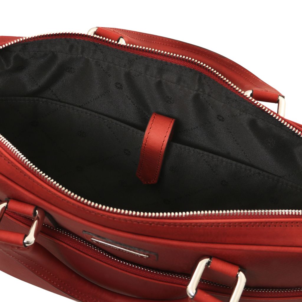 ferrara-leather-laptop-briefcase-tl142620 - Punainen - kuva 5